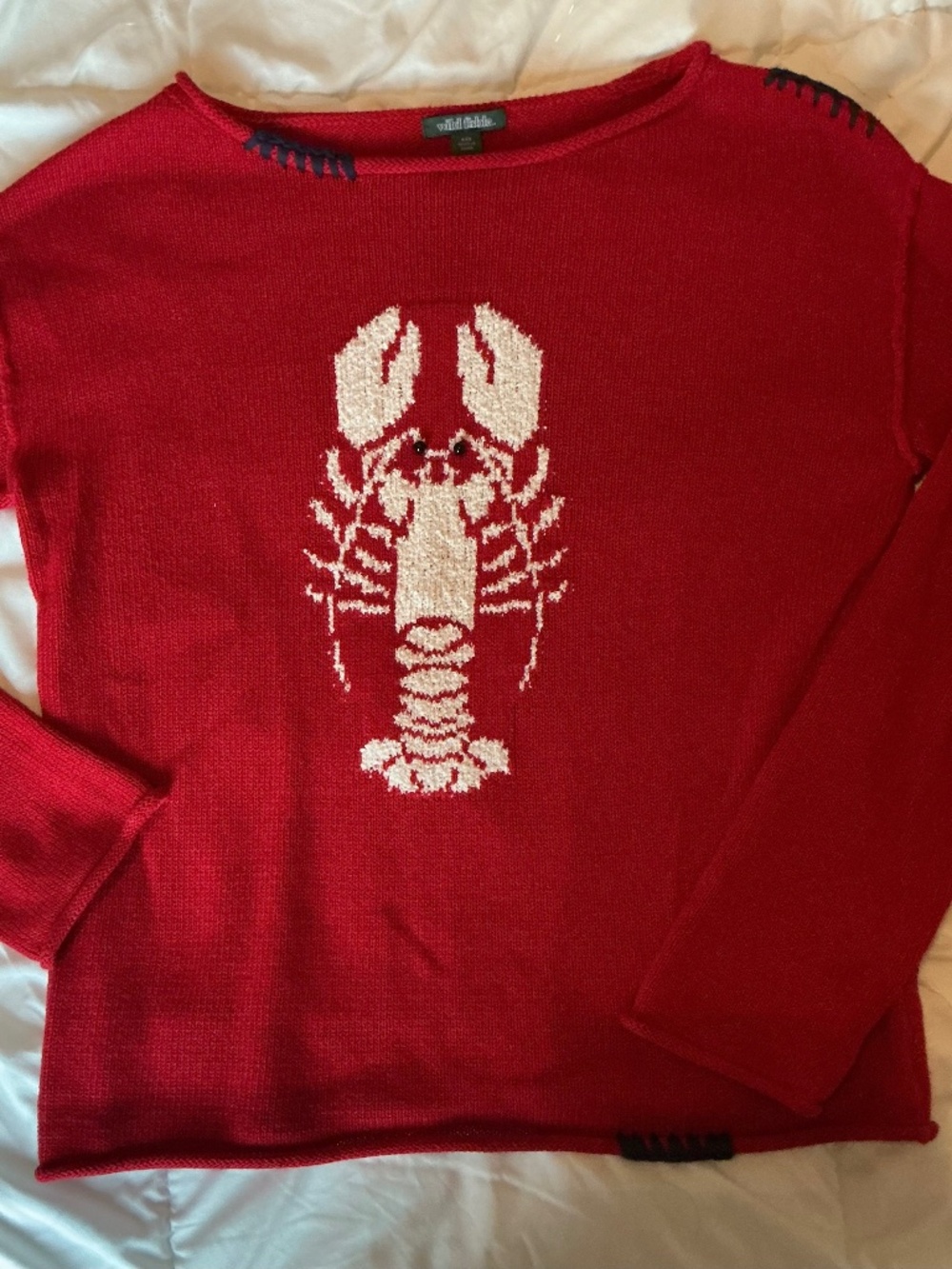 Wild Fable viral red lobster sweater XXS